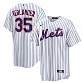 Men's New York Mets #35 Justin Verlander White Stitched MLB Cool Base Nike Jersey Dzhi,baseball caps,new era cap wholesale,wholesale hats